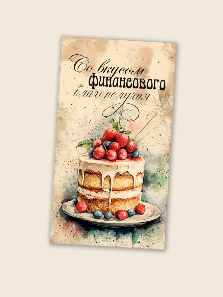 Мини открытки Вкусы, 30 шт 50х90 мм- фото4