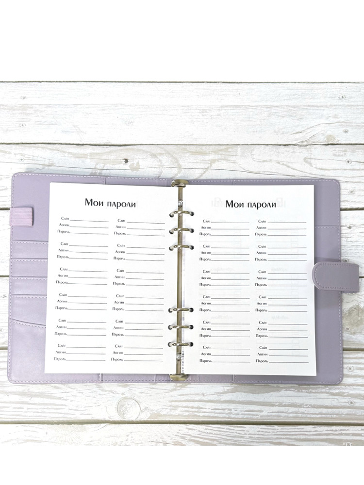 Ежедневник недатированный Планирование недели А5 (обложка сиреневая)- фото7