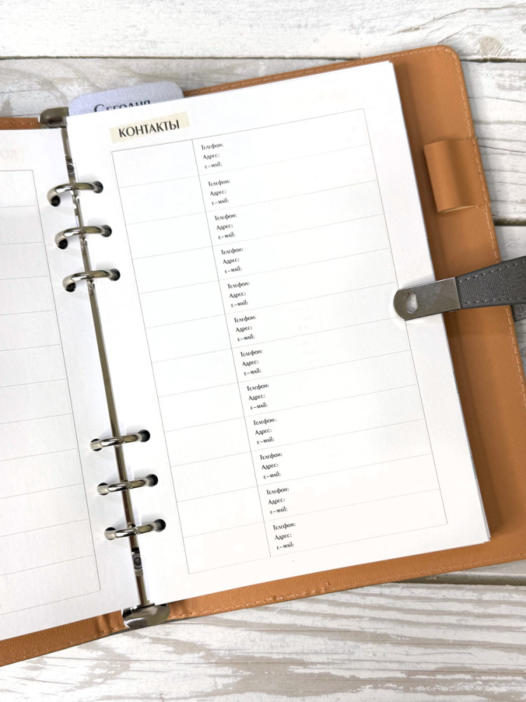 Ежедневник недатированный Планирование недели А5 (обложка серая)- фото5