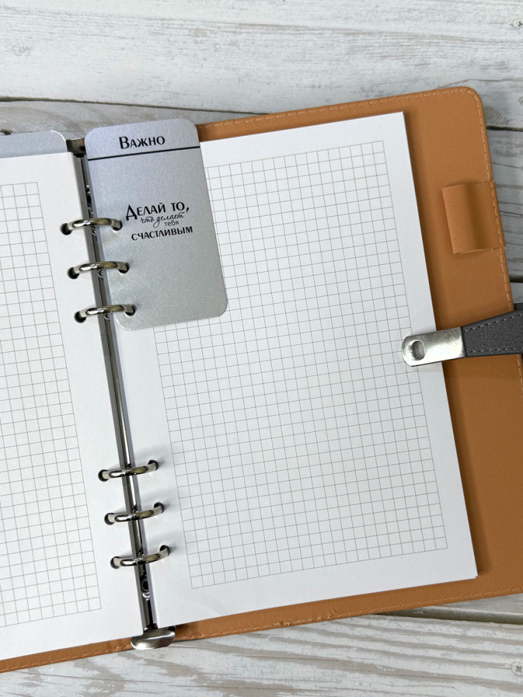 Ежедневник недатированный Планирование недели А5 (обложка серая)- фото6