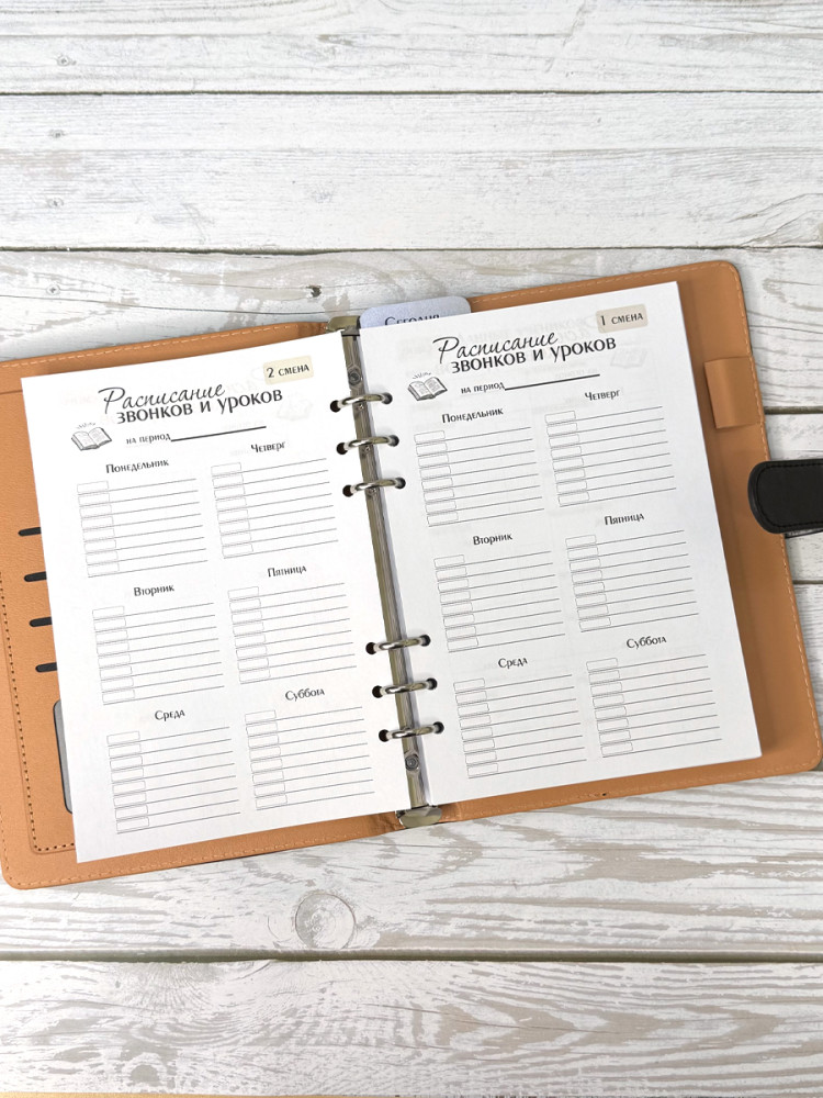 Планер для учителя (черная обложка)- фото4